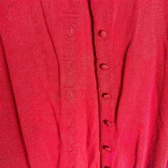 Philosophy women’s cardigan, size L, wine red - Picture 2 of 4
